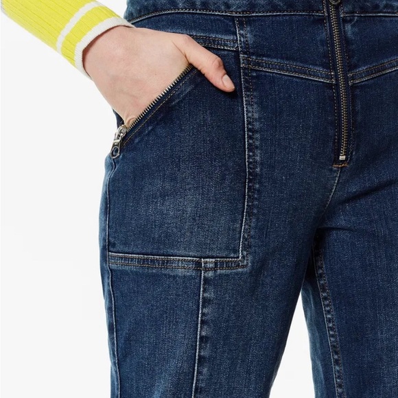 KAREN MILLEN Exposed Zip denim Jeans size US 8 - Picture 5 of 5